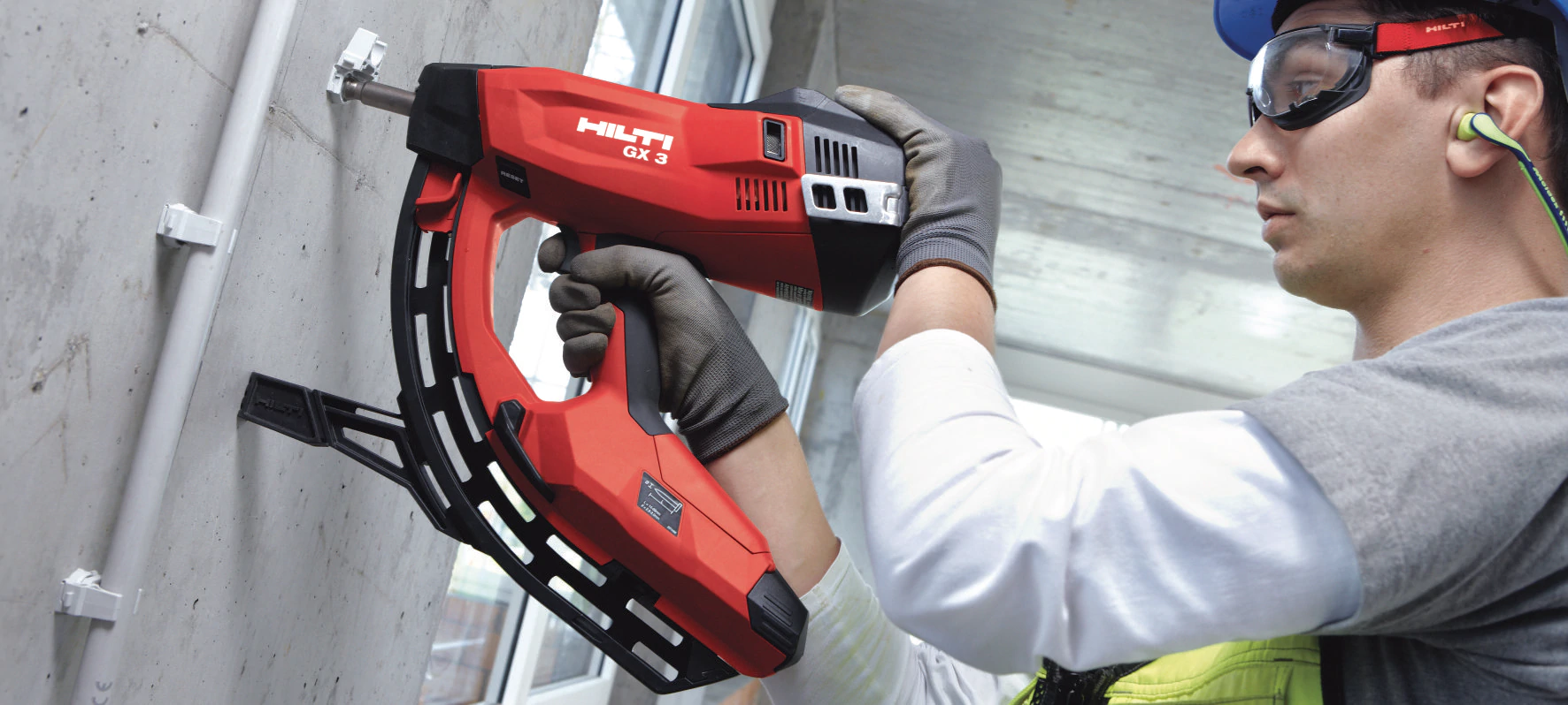 ☆未使用品☆ HILTI ヒルティ ガス式鋲打ち機 GX3 取扱説明書/ケース付き ガス式鋲打機 ガス鋲打機 ガスネイラ ピン釘打機 68148